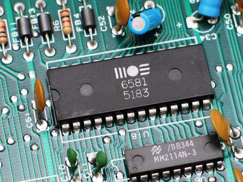 Electronic Components on PCB